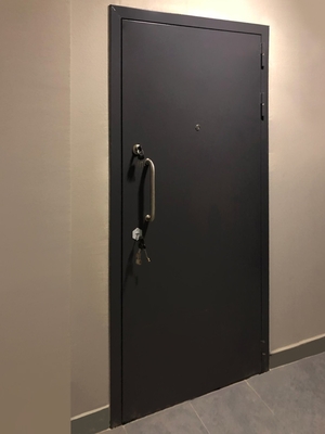 Порошковая дверь с ручкой-скобой Порошковая дверь с ручкой-скобой